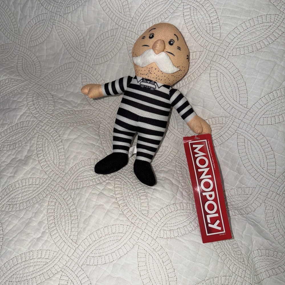 Mr Monopoly Get Out Of Jailbird Stuffed Plush Hasbro Gaming Toy Factory 2022